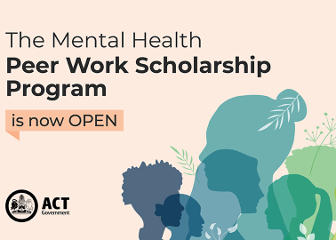 Logo for Mental Health Peer Worker Scholarships