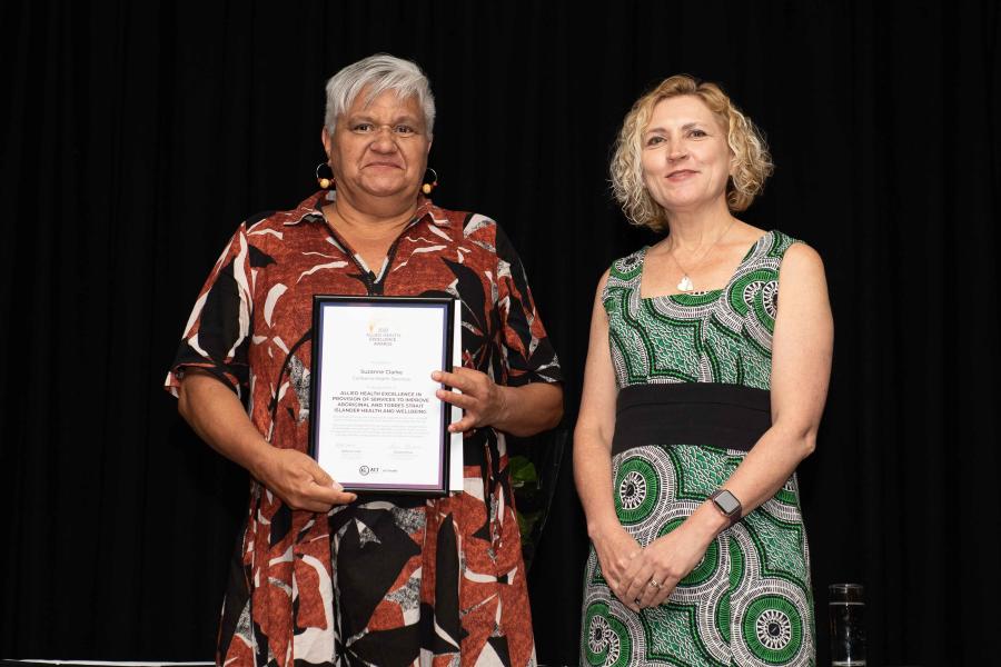 Allied Health Excellence in Provision of Services to Improve Aboriginal and Torres Strait Islander Health and Wellbeing: Suzanne Clarke, Minister